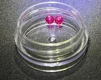 Ruby Terp Pearls for use with puffco and other e-rigs(4mm)(Pair)