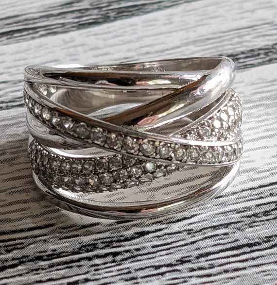 Band Sterling Silver Ring - image 2