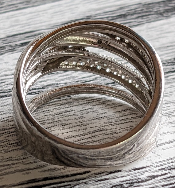 Band Sterling Silver Ring - image 3