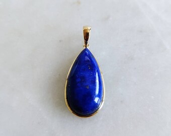 pendant for necklace NEW Solid 14K Gold Natural Lapis Ball & Diamonds charm pendant for necklace NEW Solid 14K Gold Natural Lapis Ball & Diamonds charm