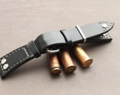 RARE BUCKLE WW2 Pilot Mk2 Hand made leather watch strap for Apple iWatch 42-44 For watches with 24 mm lugs