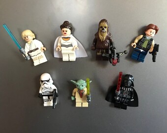 Solo Luke Chewbacca Star Wars Custom Minifigure Fridge