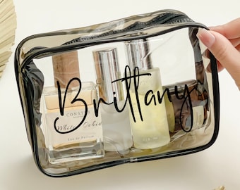 Personalized Hang Over Kit Bag, Personalized Gifts, Clear Cosmetic Bag, Toiletry Bag, Clear Travel Bag, Summer Vacation, Bachelorette Party