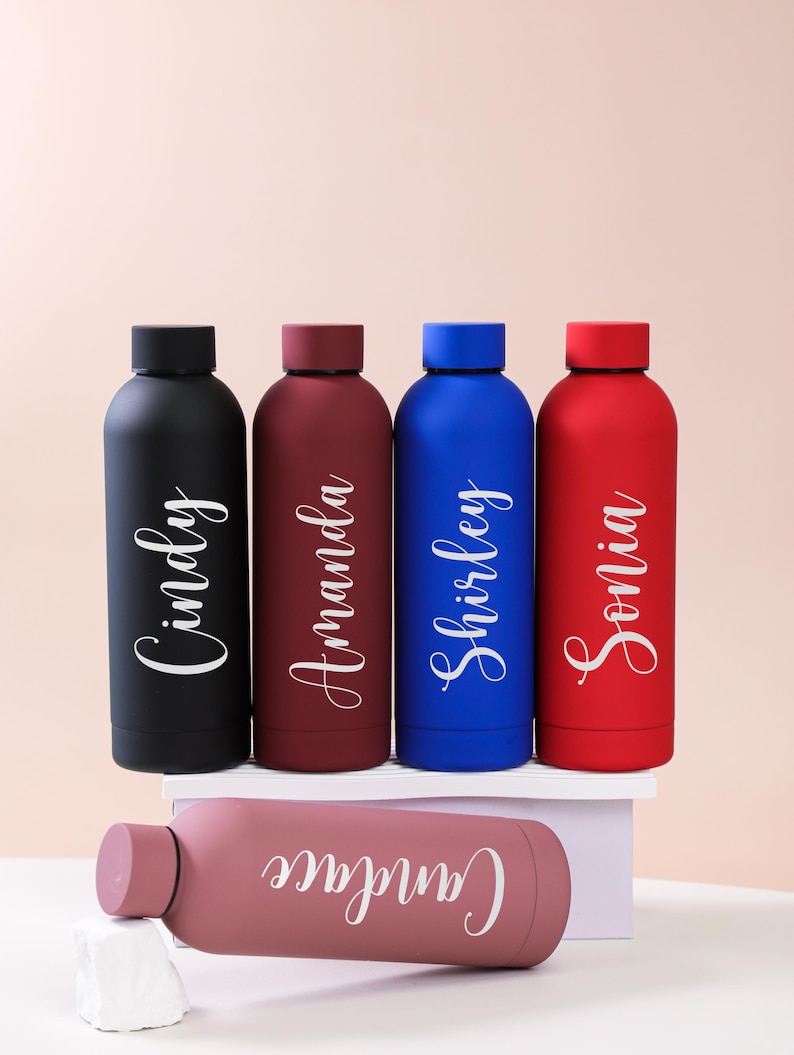 Personalized Stainless Steel Water Bottle/personalized Engraved Bottle ...
