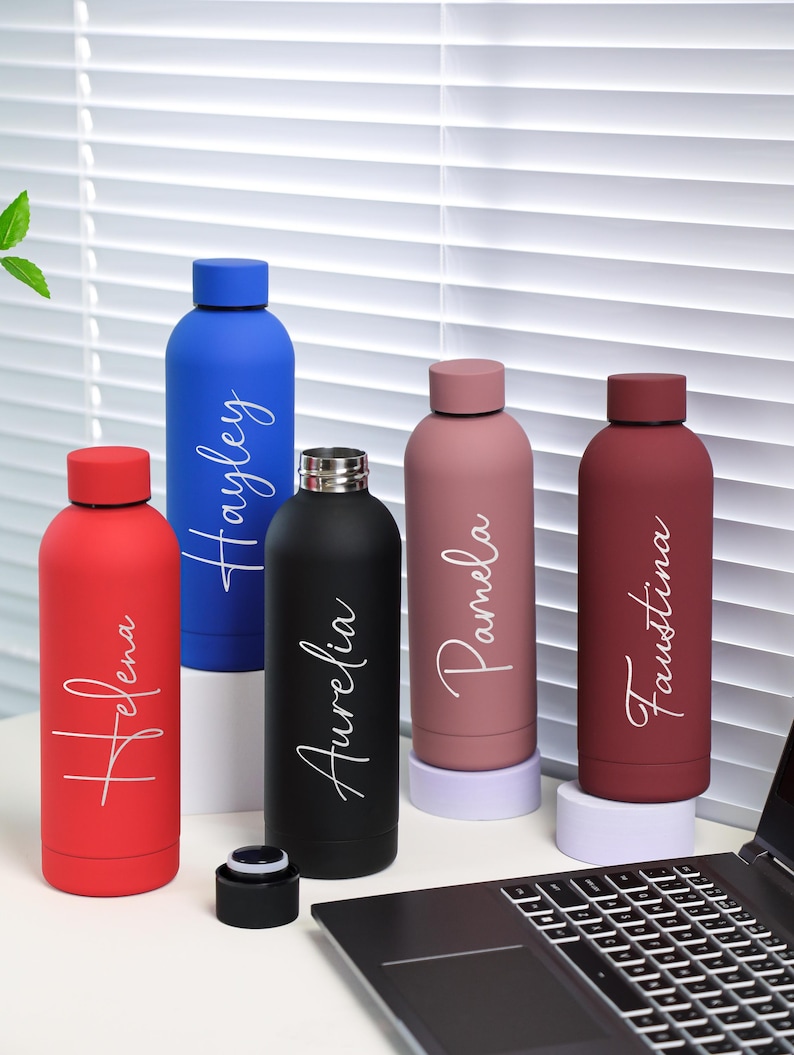 Personalized Engraved Stainless Steel Water Bottle/corporate Gift for ...