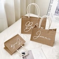 Personalized Burlap Bags/ Custom Name Jute Bag/ Bachelorette Party Favors/Monogram Beach Tote Bag/ Jute Bag/ Wedding/ Bridesmaid Gifts Bag