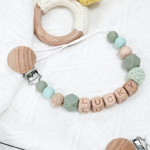 Gepersonaliseerde fopspeenclip/aangepaste fopspeenclip/babyshowercadeau/babyfopspeenhouder/cadeau pasgeborene/aangepaste fopspeenclip/baby binkyclip