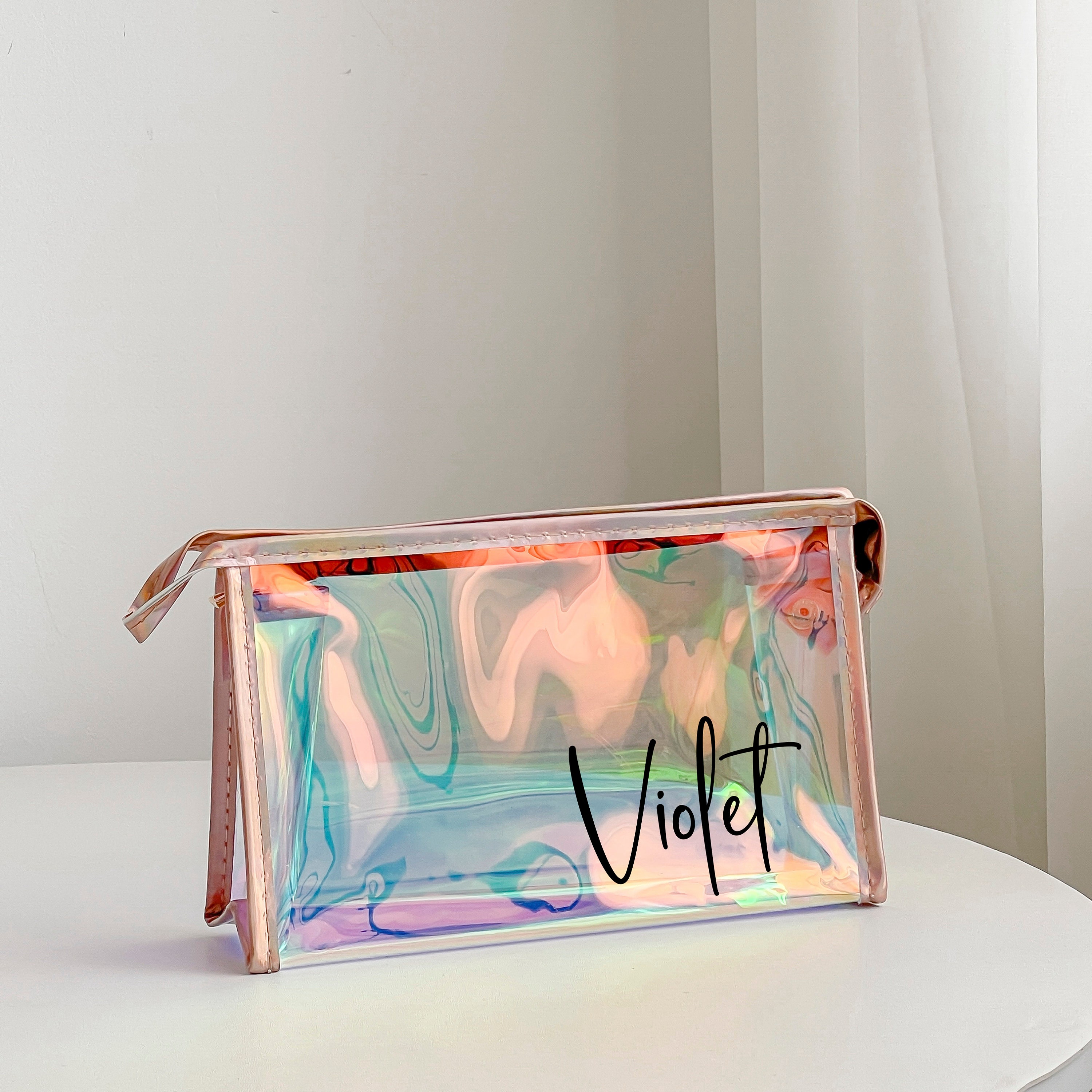 Bridesmaid Cosmetic Bag/ Bridesmaid Makeup Bag/Beach