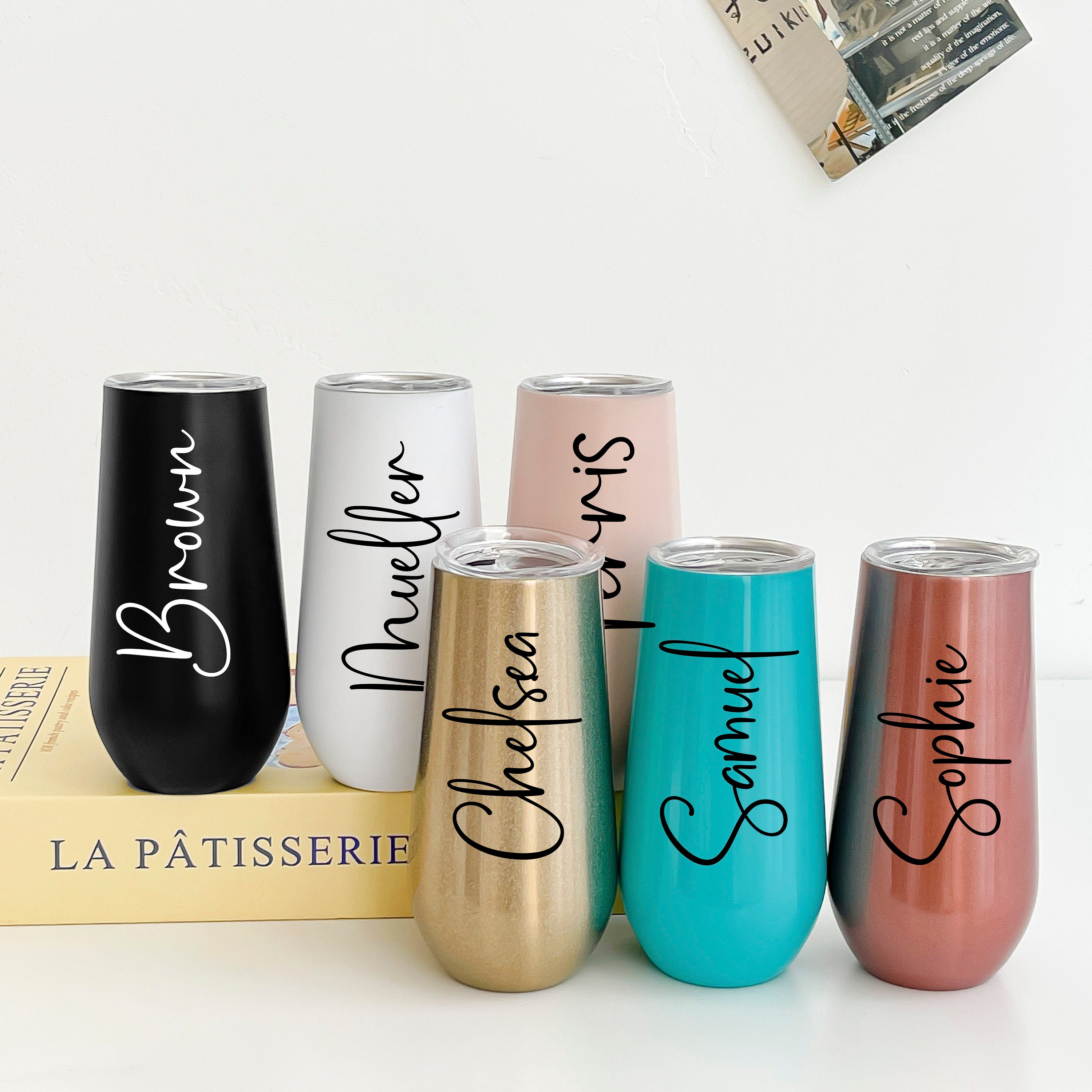 Personalized Champagne Tumbler