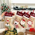 Personalized 2025 Embroidered Christmas Stockings/ Christmas Stockings with Name/ Christmas Family Stocking/ Holiday Stocking/ Holiday Decor