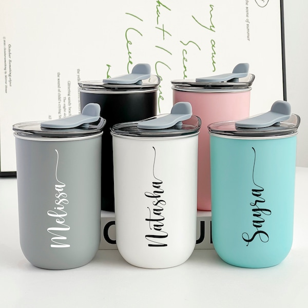 Personalized Stainless/ Coffee Cup/Bridesmaid Proposal Gift/Wine Tumbler with Lid/Stainless Steel Bottle/Bridesmaid Gift