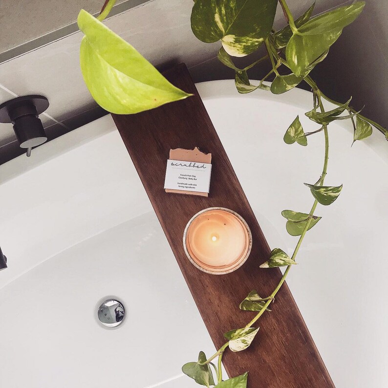 Reclaimed Timber Bath Caddy Etsy