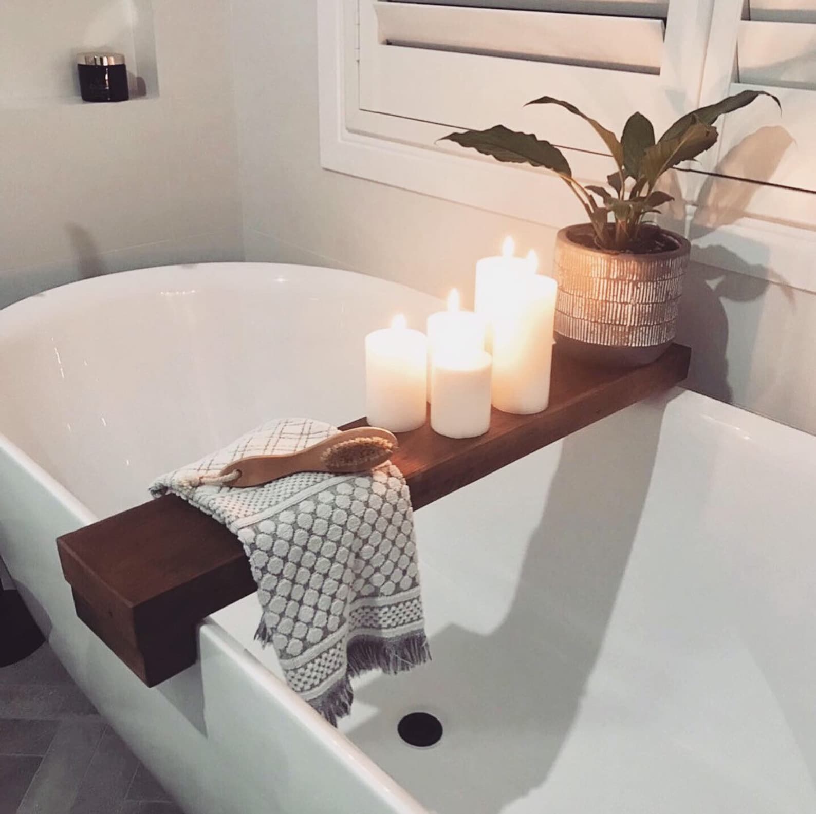 Reclaimed Timber Bath Caddy Etsy