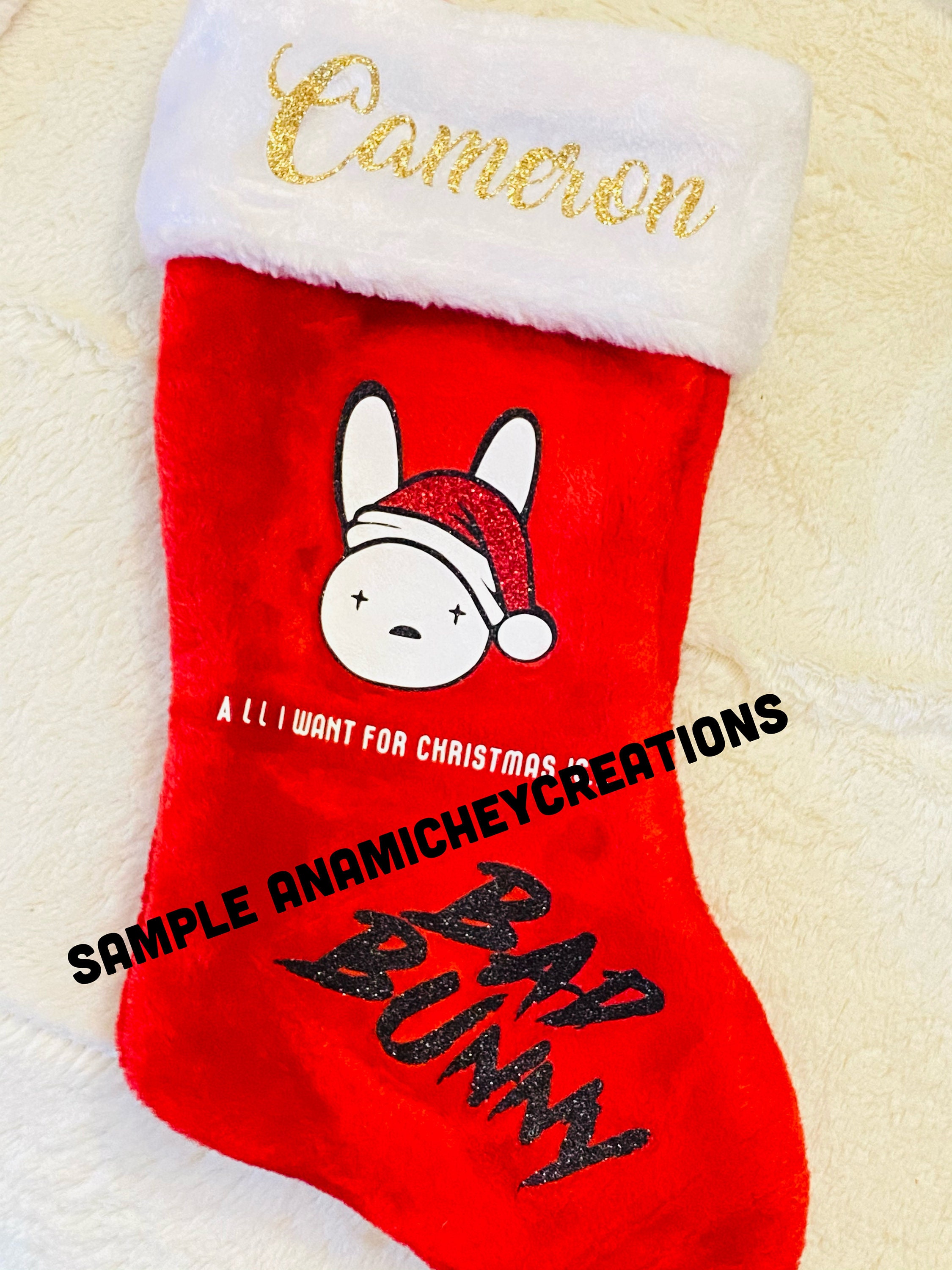 Bad bunny stocking