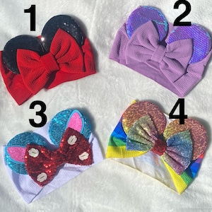 Baby & Toddler Headbands (27 Styles) Disney ears, baby minnie mouse ears, Minnie mouse headband