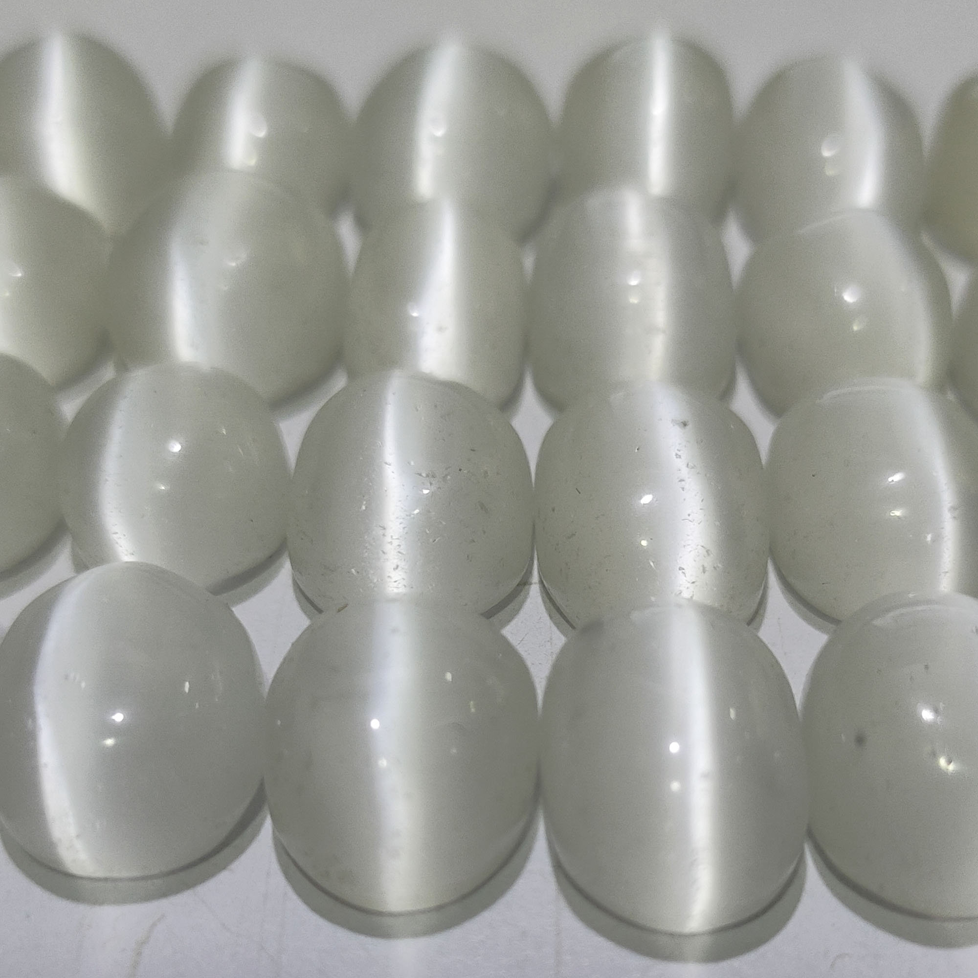 Unique White Cats Eye Gemstone Unique Color And Beautiful cats Etsy