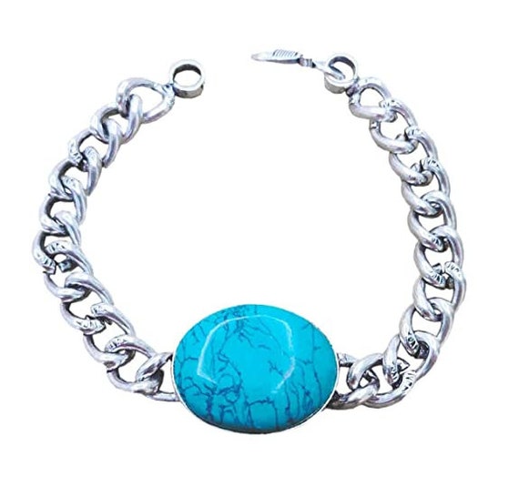 Buy Online Salman Khan Turquoise Blue Stone Eyes Bracelet at Hiffey.com