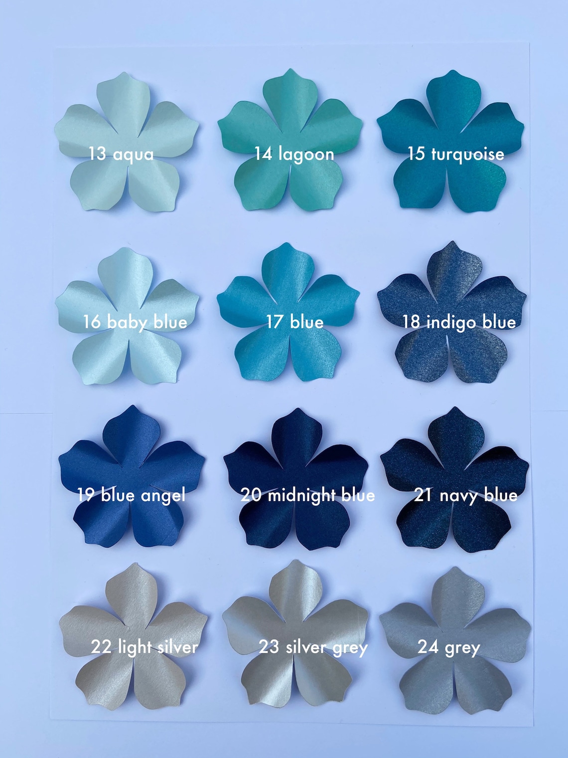 3 Paper Flowers With Leaves Nursery Flowers Over the Crib Etsy