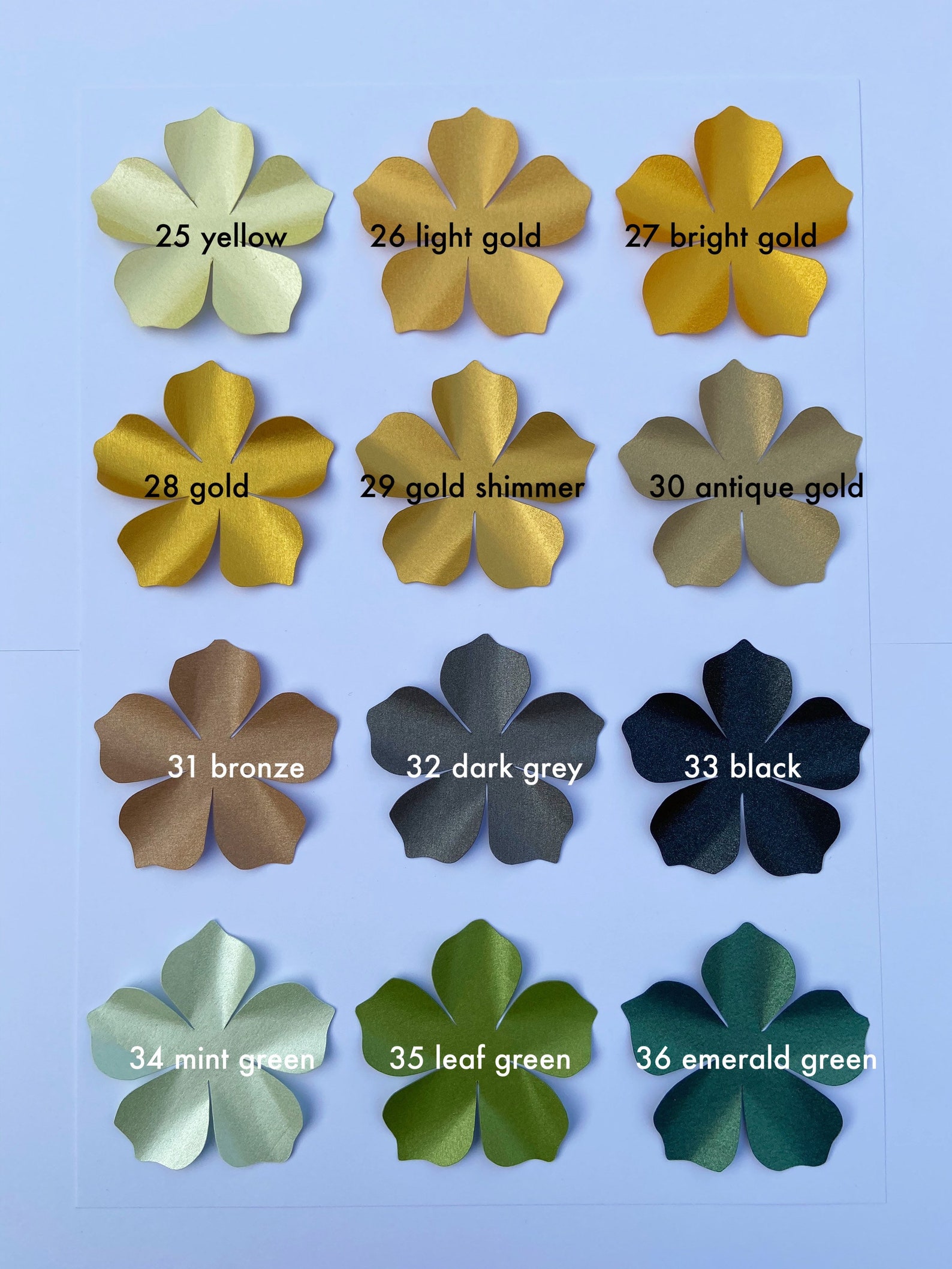 3 Paper Flowers With Leaves Nursery Flowers Over the Crib Etsy