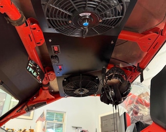 Can Am X3, Commander or maverick trail- MAX Roof Fan Kit: Cooling with Dome Light