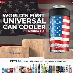Frost Buddy Universal 2.0 Beverage Holder | Custom Engraving | Personalized | Made in USA | Free Shipping bild 4