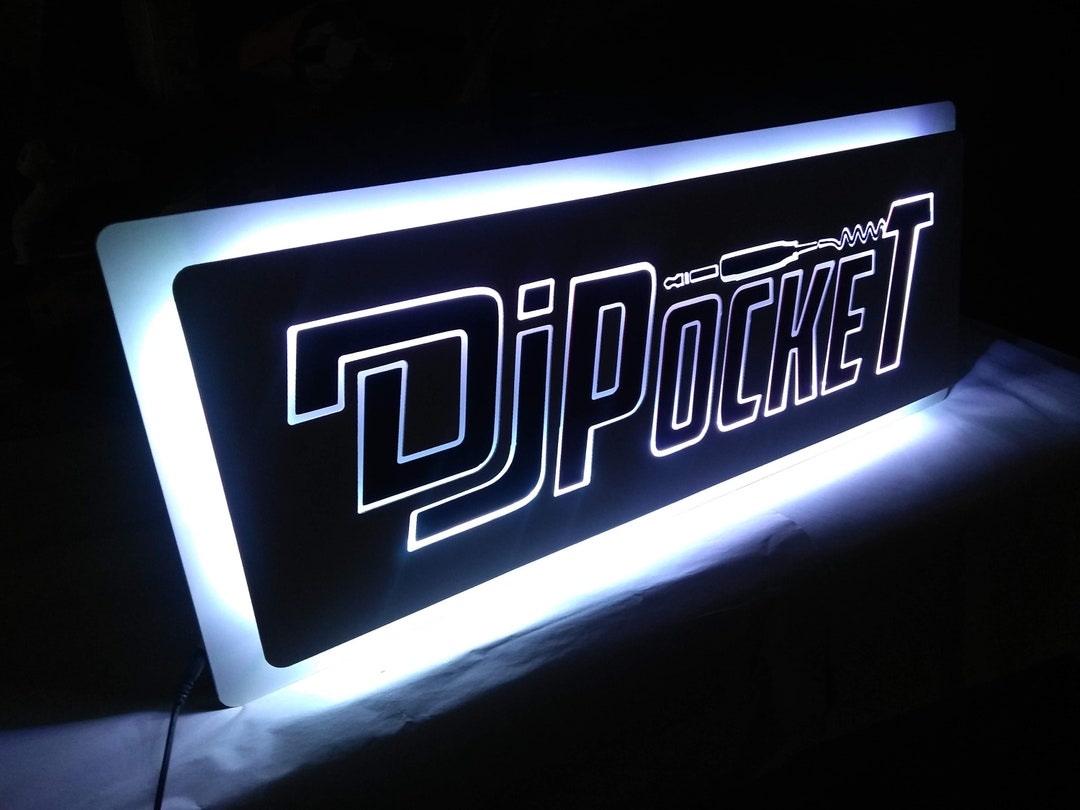 Custom Metal LED Sign Free Shipping Etsy