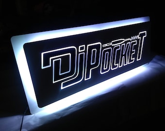Custom LED Metal Sign: Personalized Home & Business Decor