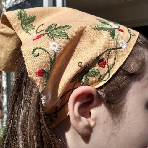 Strawberries Headscarf Kit