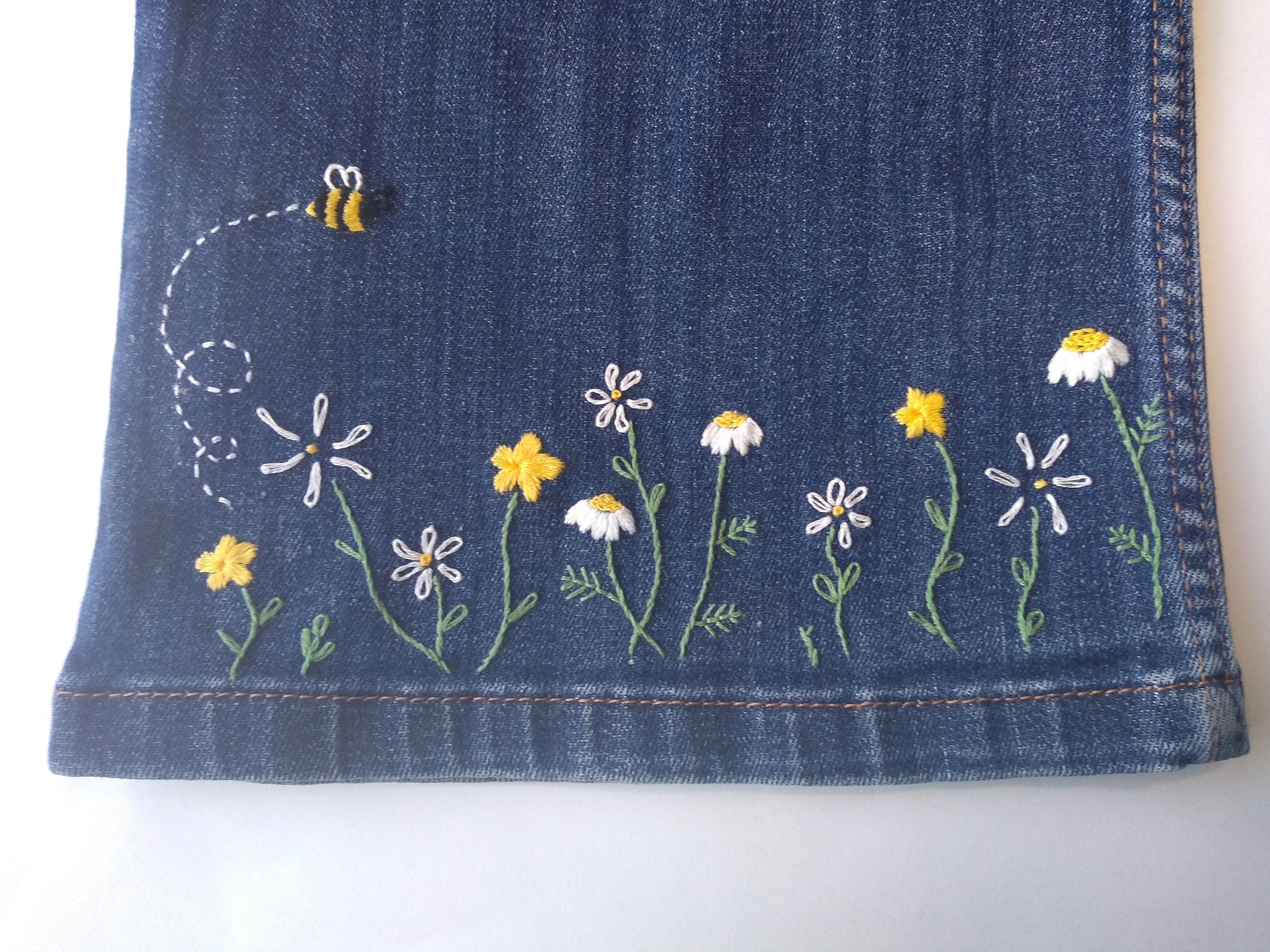 AEAE■Heart Embroidery Jeans ■送料込 AEAE□Heart Embroidery Jeans □送料込