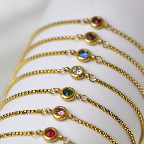 Bracelet For Grandma Personalized Birthstone Bracelet Custom