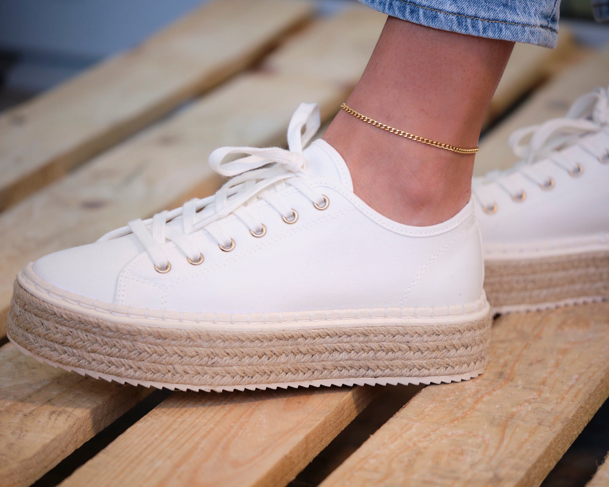 Anklet Bracelet Gold Chain Anklet Thick Chain Gold Anklet Etsy UK