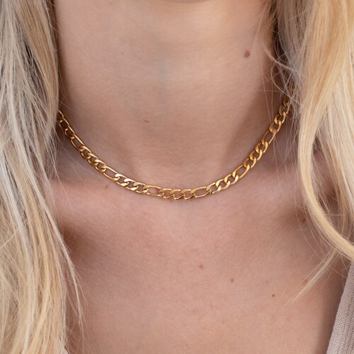 Figaro Chain Choker Figaro Necklace 