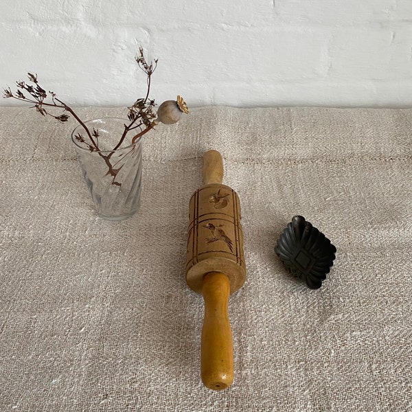 Embossed Rolling Pin Etsy