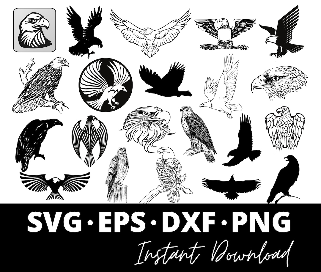 45 Eagles SVG Bundle Bald Eagle Svg Bundle Bird Svg Bundle - Etsy Israel