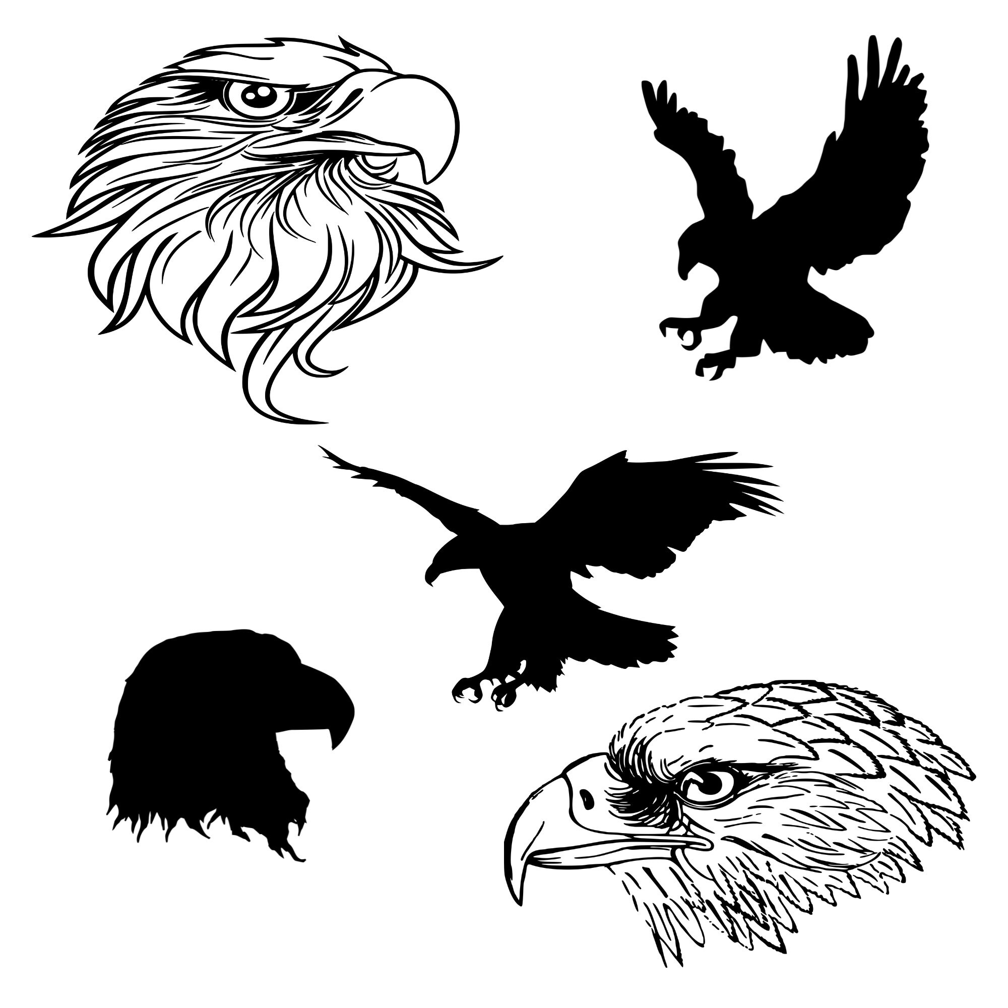 45 Eagles SVG Bundle Bald Eagle Svg Bundle Bird Svg Bundle - Etsy Israel