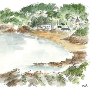 Caswell Bay Square Greetings Card