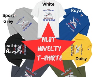 Express Your Love for Aviation with Our Adult's Novelty Aviation Tshirt Collection
