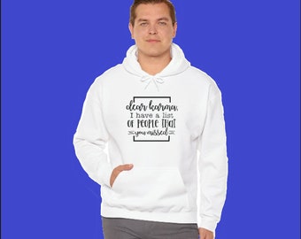 Sarcastic Sayings, Humorous Sayings Hoodie, Funny Images Hoodie with words on back, Trendy Hoodie, Giftable Hoodie for Family and Friends,