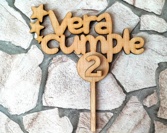 custom wooden topper for birthday cake,custom ornament for cakes,celebrations,weddings baptisms,communions,baby shower