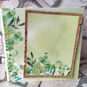 Album scrapbook fait main en carton et papier, cadeau fait main, album personnalisé, souvenir avec photo motifs animaux