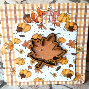 Album scrapbooking automne fait main en carton, tissu, papier cartonné et papier, livre photo couple, amis, famille, voyage