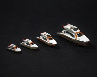 Modell Yacht bemalt/unbemalt - Skalierungen von 1/1250 bis 1/500