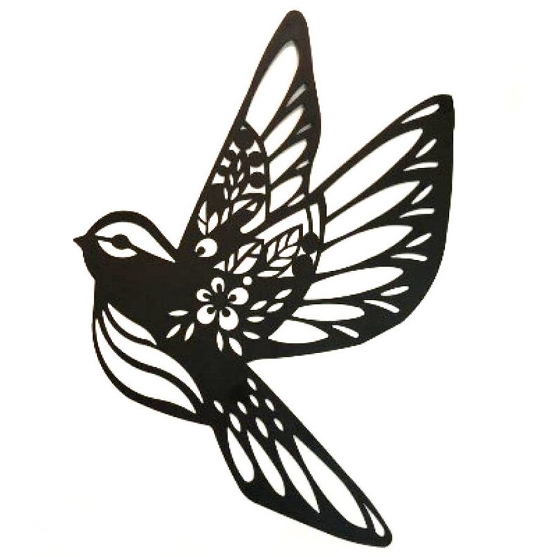 Metal Bird Wall Decor