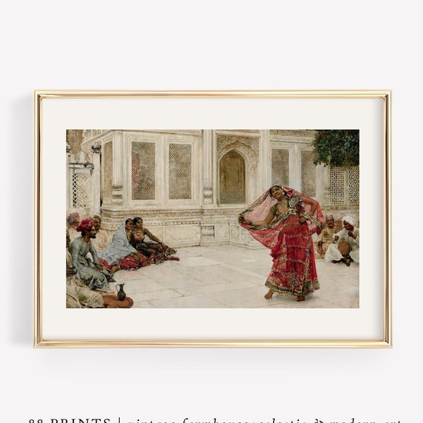 Vintage India Print | Vintage Decor | India Wall Art | India Print | India Art | Printable Art | Digital Download