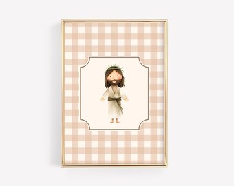 Jesus Nursery Print | Nursery Wall Decor | Nursery Prints | Gender Neutral Nursery Prints | Nursery Printable | Christian Nursery Art