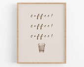 Lorelai Gilmore Coffee Quote, Gilmore Girls Inspired Art, Coffee Art, Coffee Poster, Rory Gilmore, Stars Hollow, Luke 39 s Diner, Dragonfly Inn