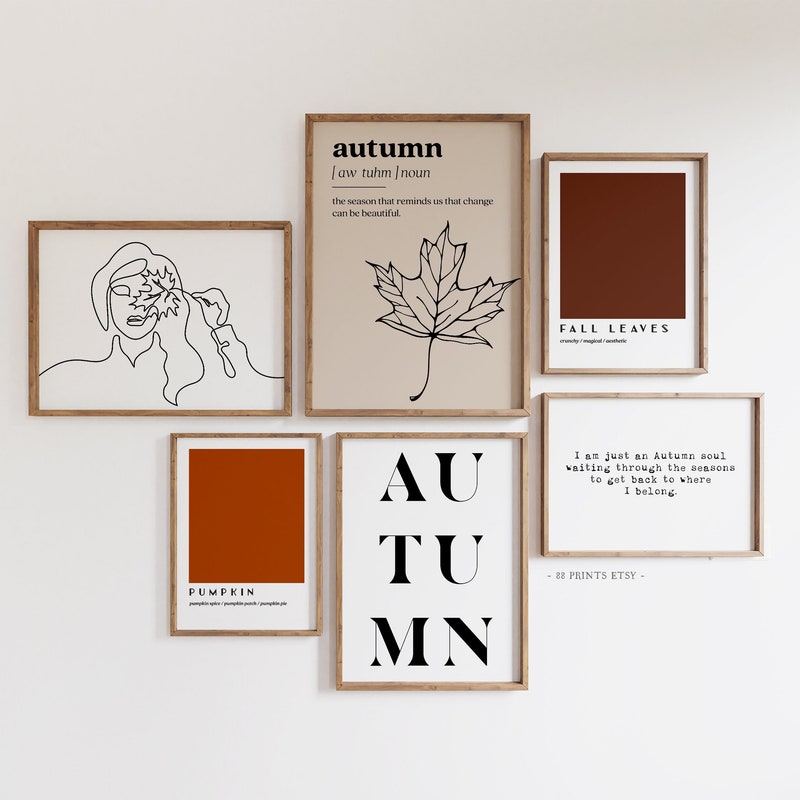 Fall Wall Art Etsy