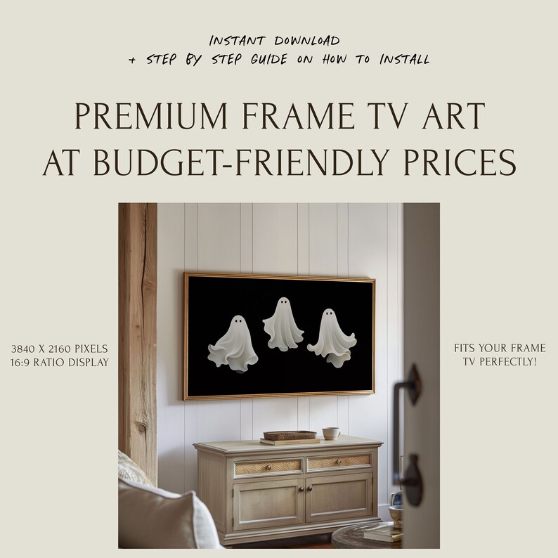 Frame TV Art Set Halloween Bundle 12 Files Included Halloween Frame TV