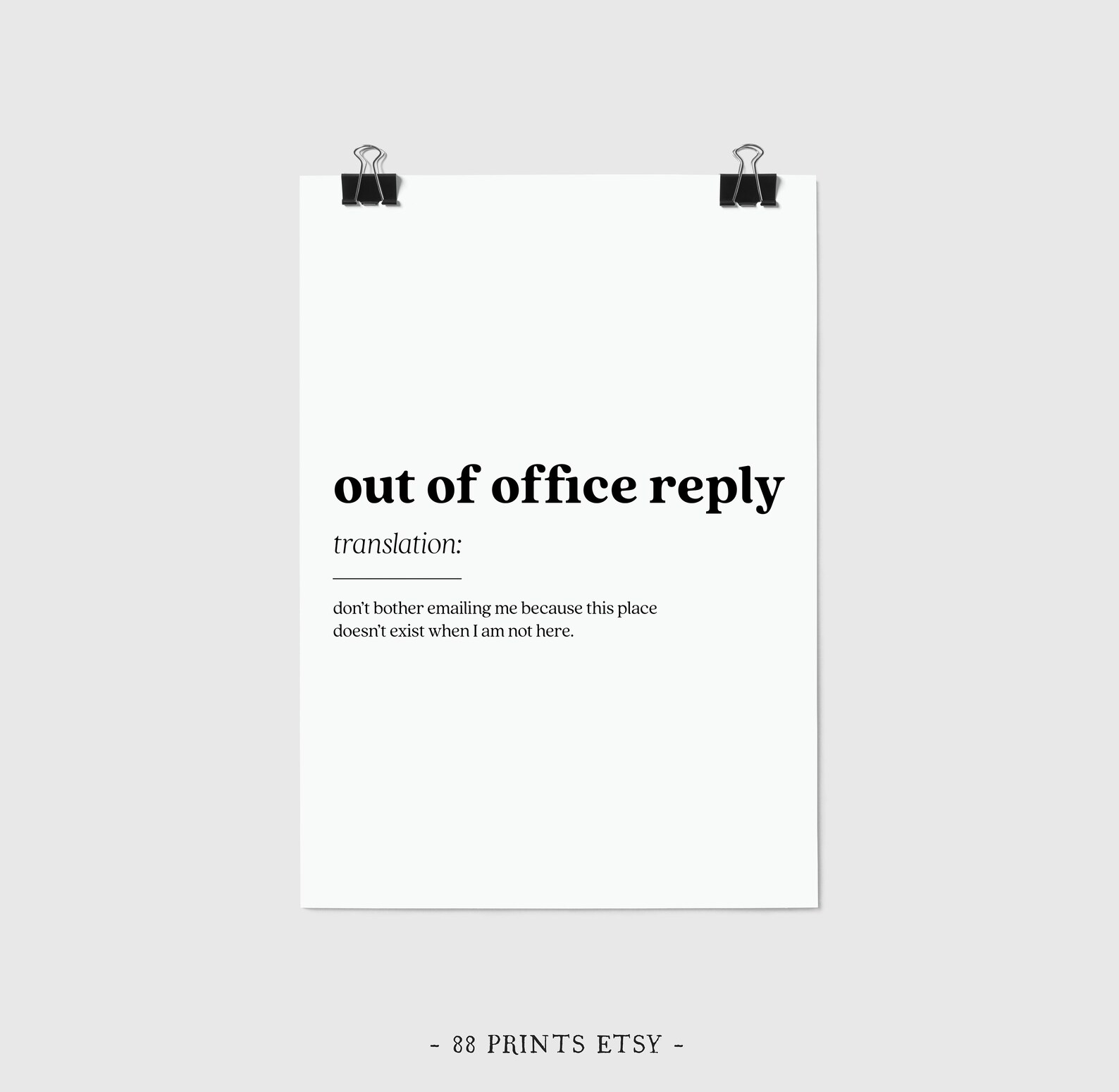 Funny Office Wall Art Witty Office Prints Work From Home | Etsy