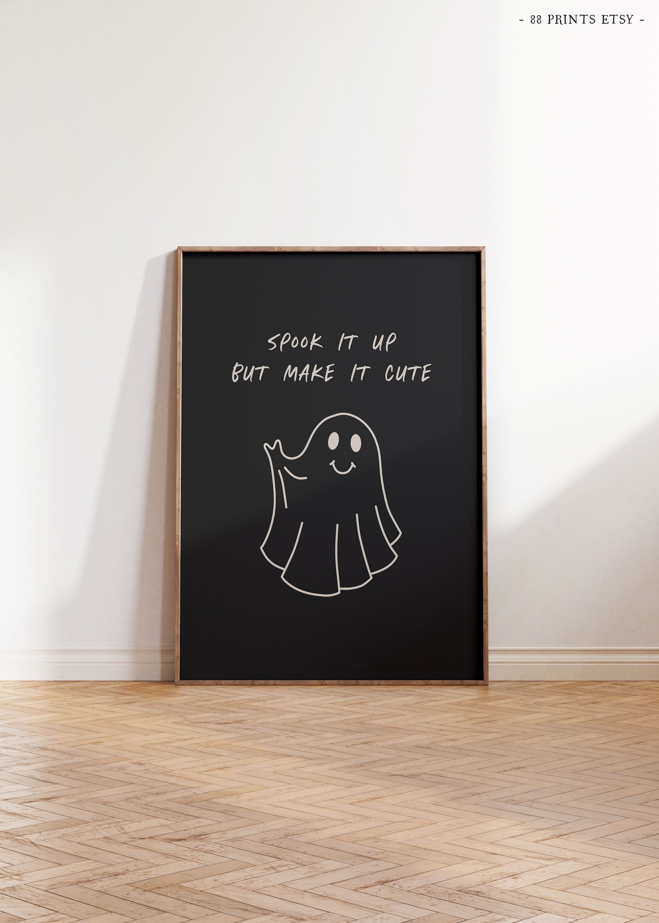 Discover Cute Ghost Print, Ghost Art, Halloween Wall Art, Halloween Printable Art, Halloween Art, Halloween Decor, Spooky Art, Cute Halloween Art